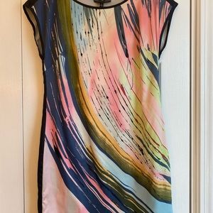 NWT silky watercolor dress